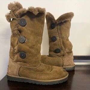Ugg Boots size 11 Tall Button Up